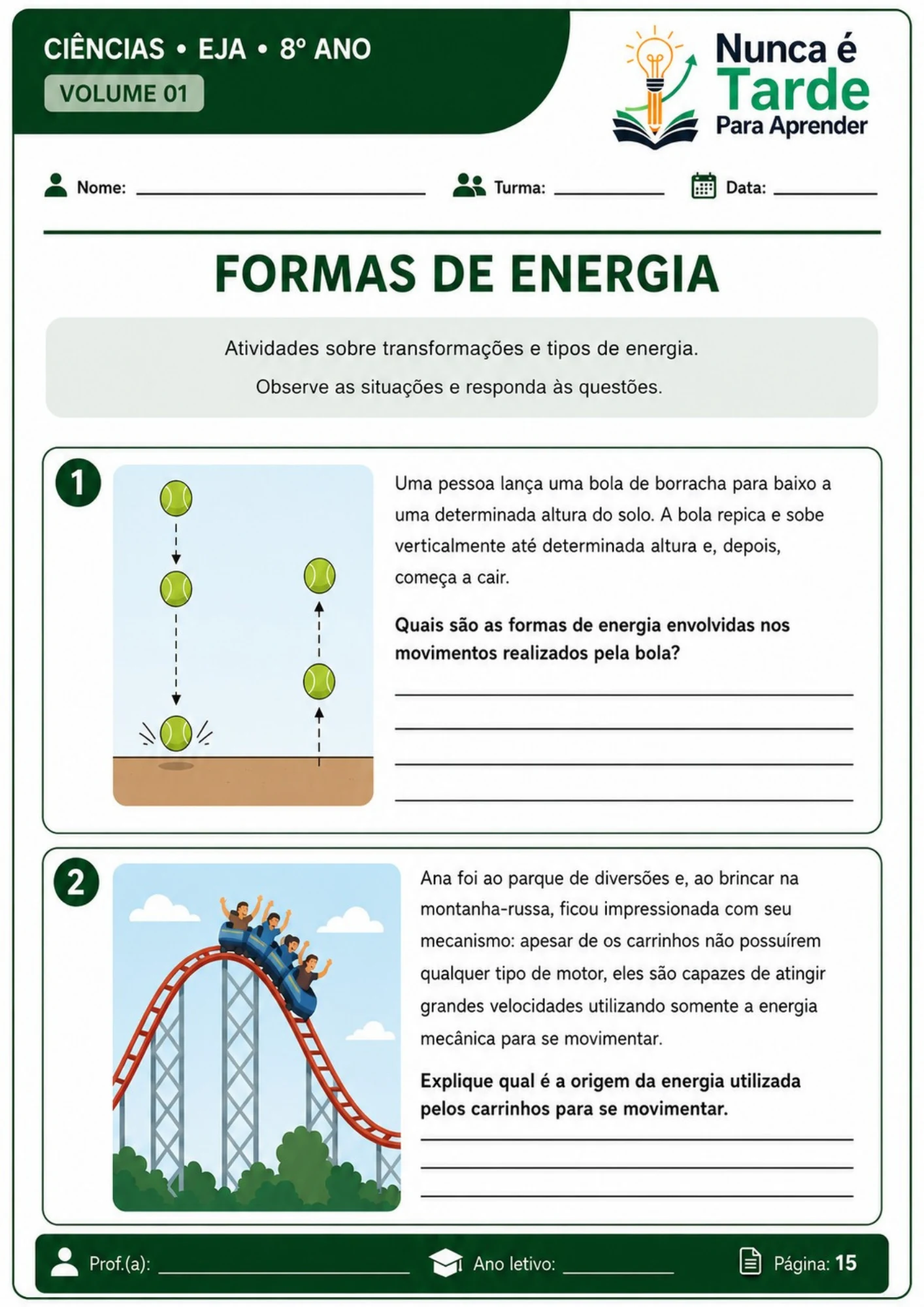 Atividade de Ciências EJA 9